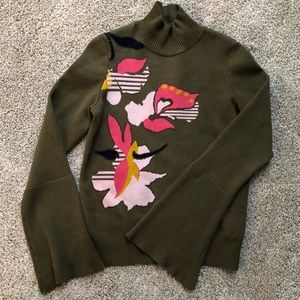 NWOT Anthropologie Bell-sleeve sweater